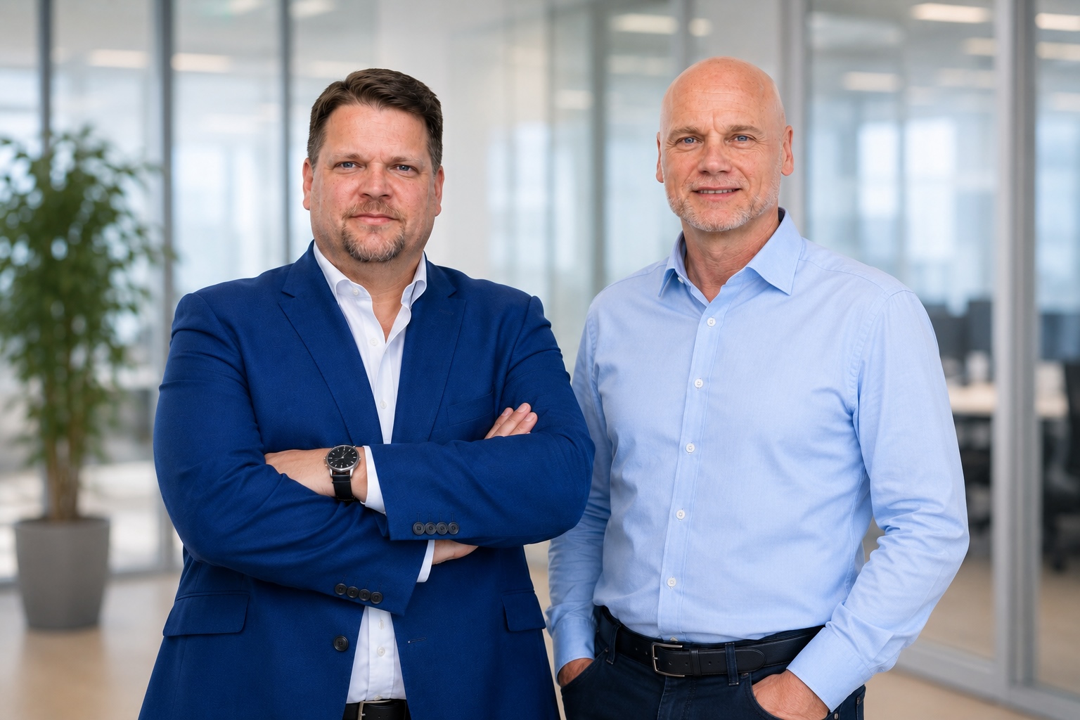 Florian Kölsch und Marcel Machoni, Gründer von QTRflow